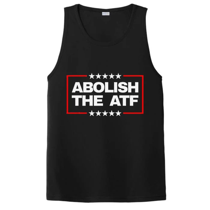 Abolish The Atf Bold Political Statement Design Performance Tank