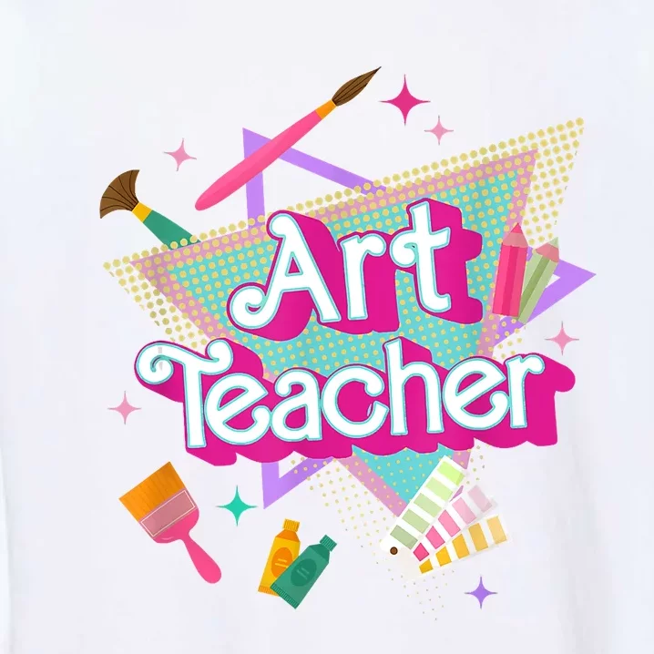 Art Teacher Art Therapist Hooray Its Art Day Back To School Garment-Dyed Sweatshirt