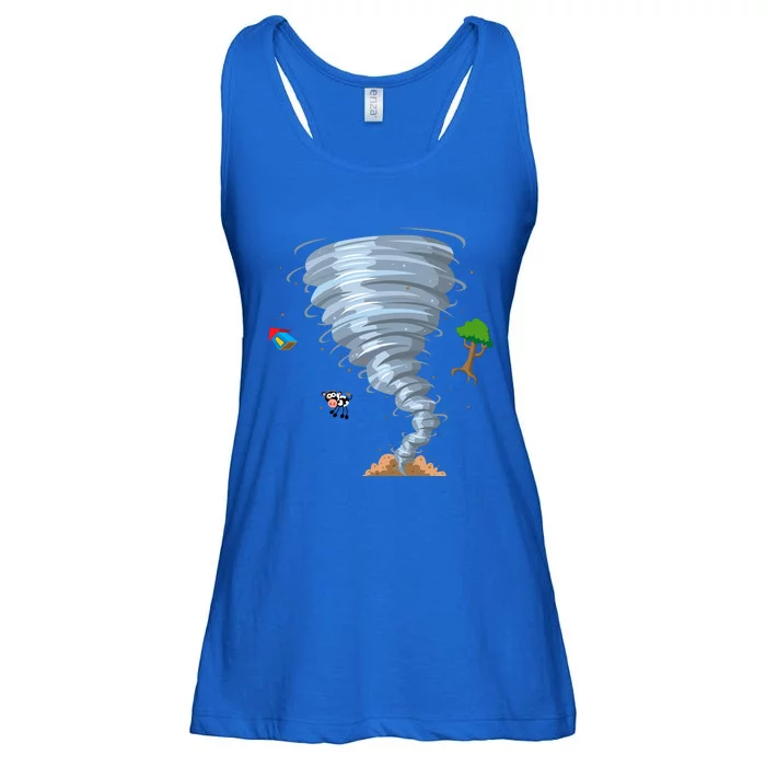 Awesome Tornado And Storm Chaser Severe Weather Lover Cool Gift Ladies Essential Flowy Tank