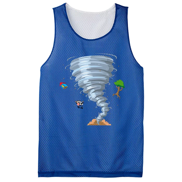 Awesome Tornado And Storm Chaser Severe Weather Lover Cool Gift Mesh Reversible Basketball Jersey Tank