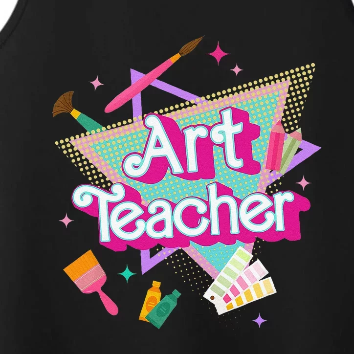 Art Teacher Art Therapist Hooray ItS Art Day Back To School Performance Tank