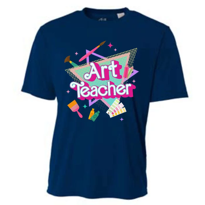 Art Teacher Art Therapist Hooray ItS Art Day Back To School Cooling Performance Crew T-Shirt