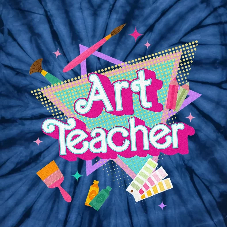 Art Teacher Art Therapist Hooray ItS Art Day Back To School Tie-Dye T-Shirt