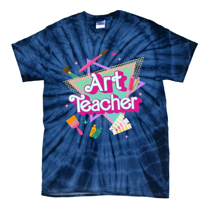 Art Teacher Art Therapist Hooray ItS Art Day Back To School Tie-Dye T-Shirt