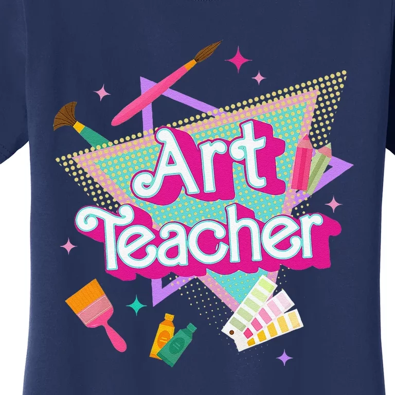 Art Teacher Art Therapist Hooray ItS Art Day Back To School Women's T-Shirt