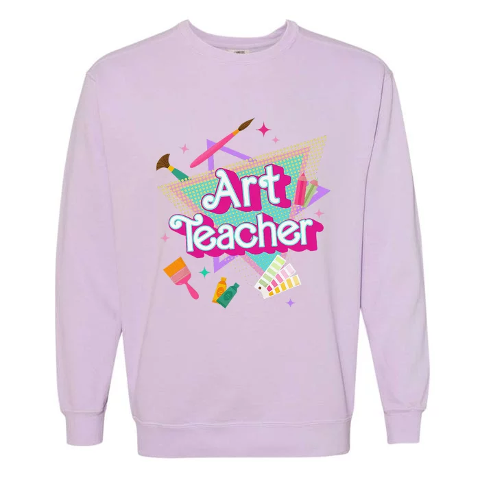 Art Teacher Art Therapist Hooray ItS Art Day Back To School Garment-Dyed Sweatshirt