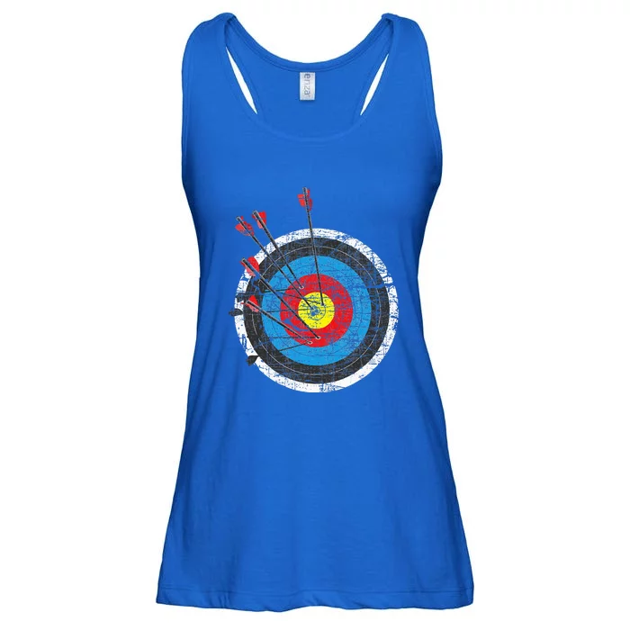 Archery Target Archer Bowman Bow Hunting Bowhunter Ladies Essential Flowy Tank