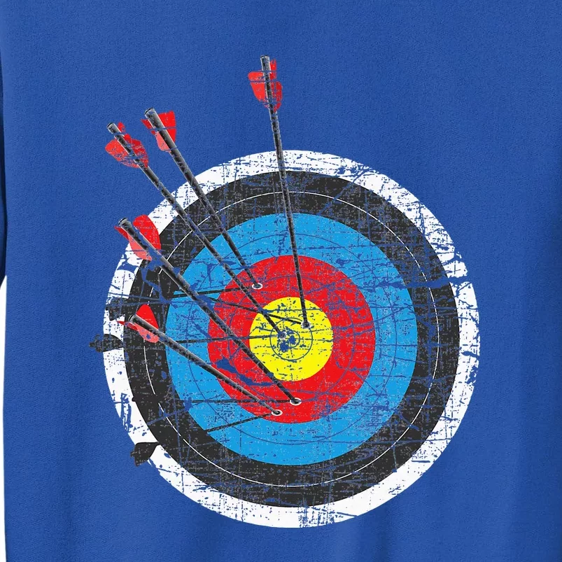 Archery Target Archer Bowman Bow Hunting Bowhunter Tall Sweatshirt