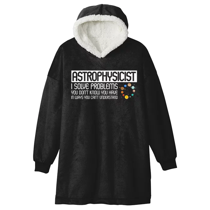 Astrophysics Telescope Astronomer Stars Galaxy Astrology Hooded Wearable Blanket