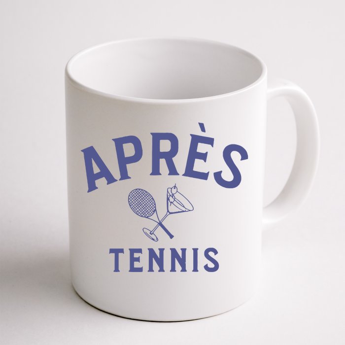 Apres Tennis Aprs Tennis Front & Back Coffee Mug