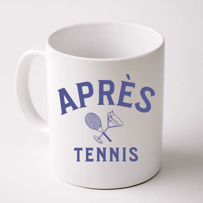 Apres Tennis Aprs Tennis Front & Back Coffee Mug