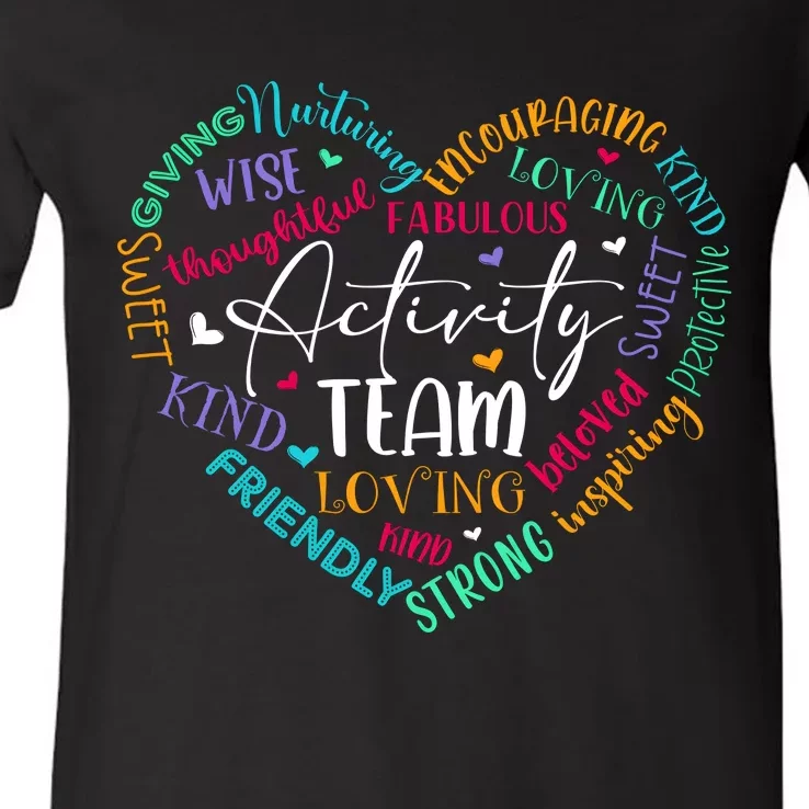 Activity Team Assistant Squad National Activity Professionals Week V-Neck T-Shirt