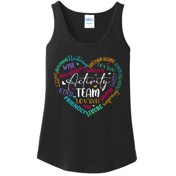 Activity Team Assistant Squad National Activity Professionals Week Ladies Essential Tank