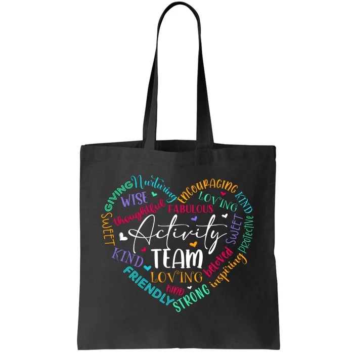 Activity Team Assistant Squad National Activity Professionals Week Tote Bag