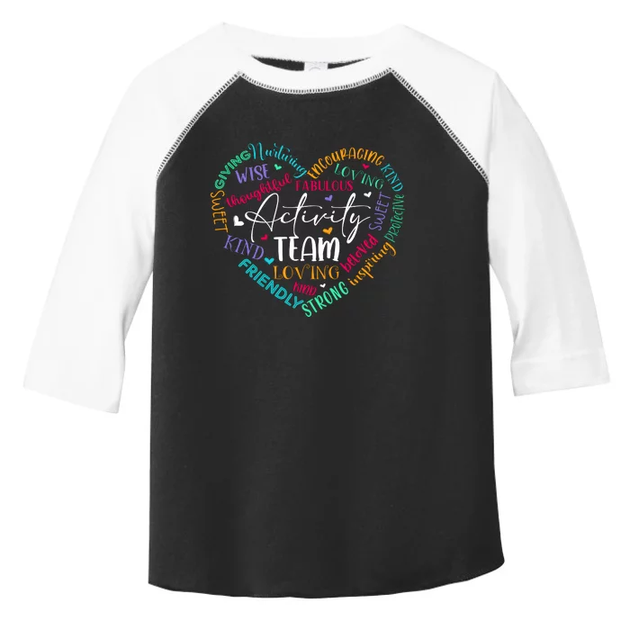 Activity Team Assistant Squad National Activity Professionals Week Toddler Fine Jersey T-Shirt