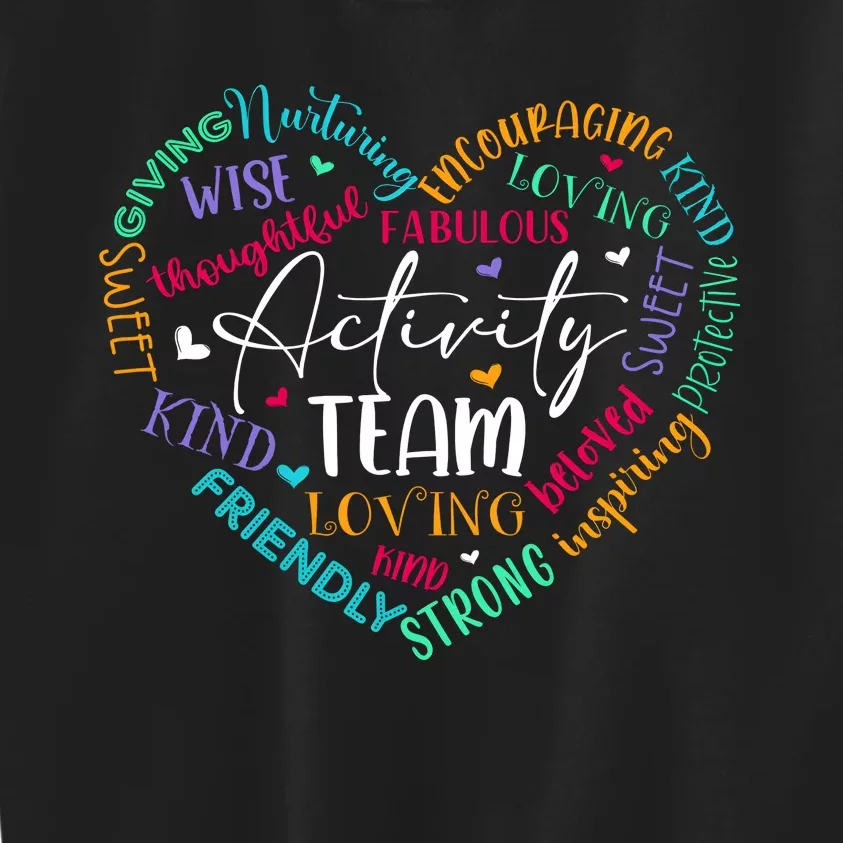 Activity Team Assistant Squad National Activity Professionals Week Kids Sweatshirt