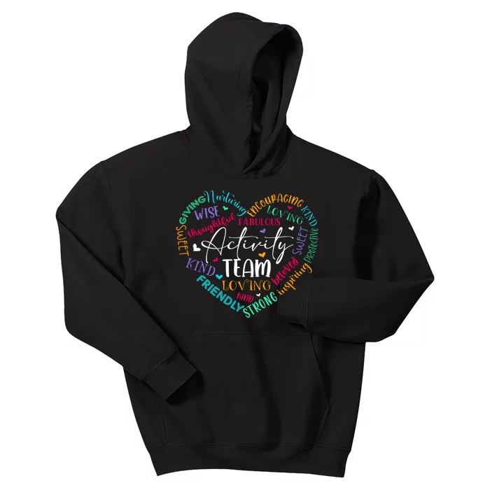 Activity Team Assistant Squad National Activity Professionals Week Kids Hoodie