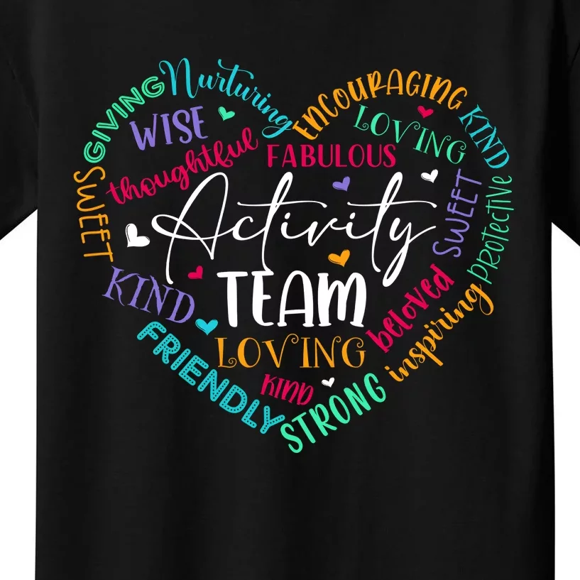 Activity Team Assistant Squad National Activity Professionals Week Kids T-Shirt