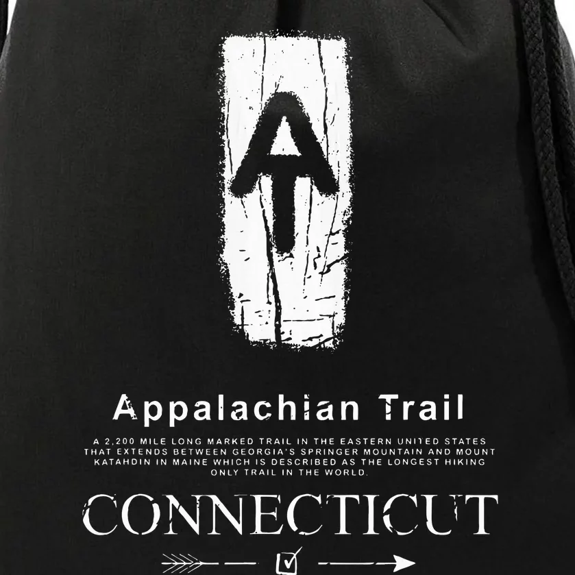 Appalachian Trail Blaze Connecticut Drawstring Bag