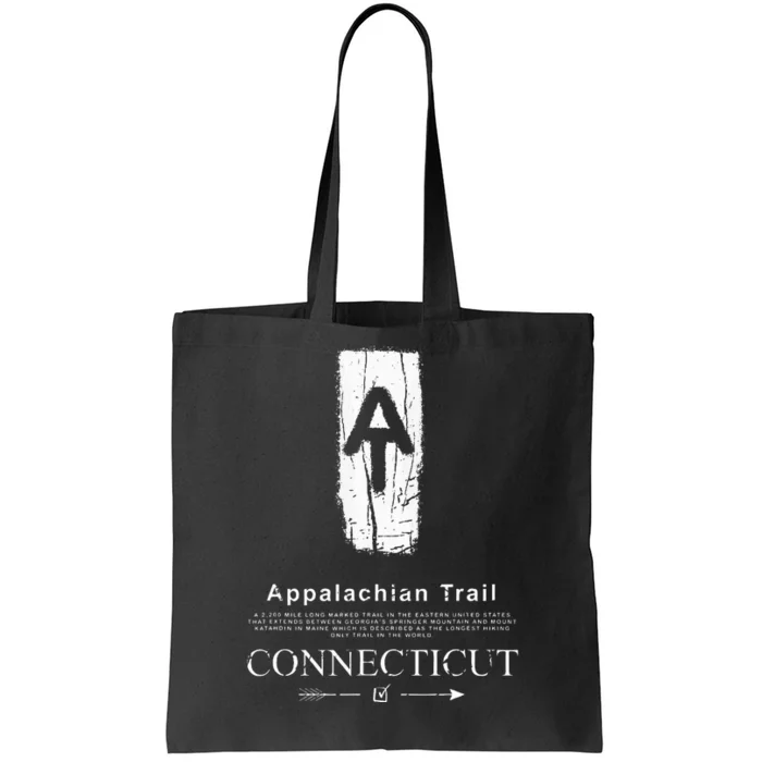 Appalachian Trail Blaze Connecticut Tote Bag