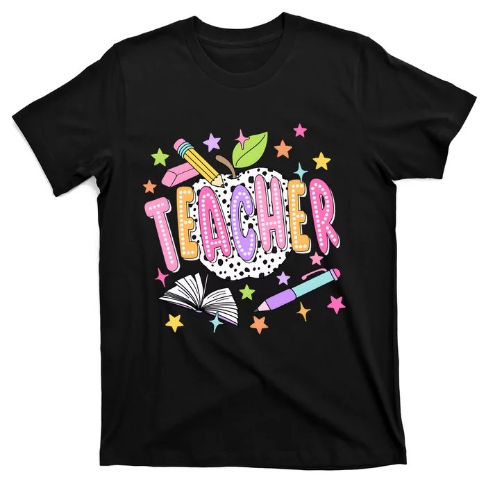 Apple Teacher Back To School T-Shirt