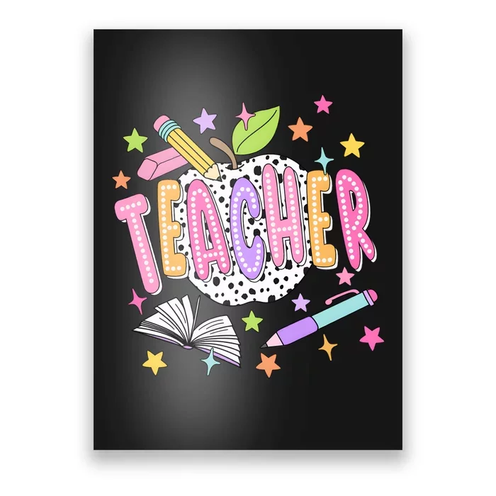 Apple Teacher Back To School Poster