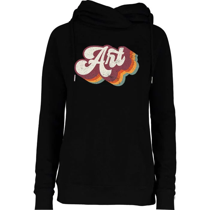 Art Teacher Back To School Womens Funnel Neck Pullover Hood