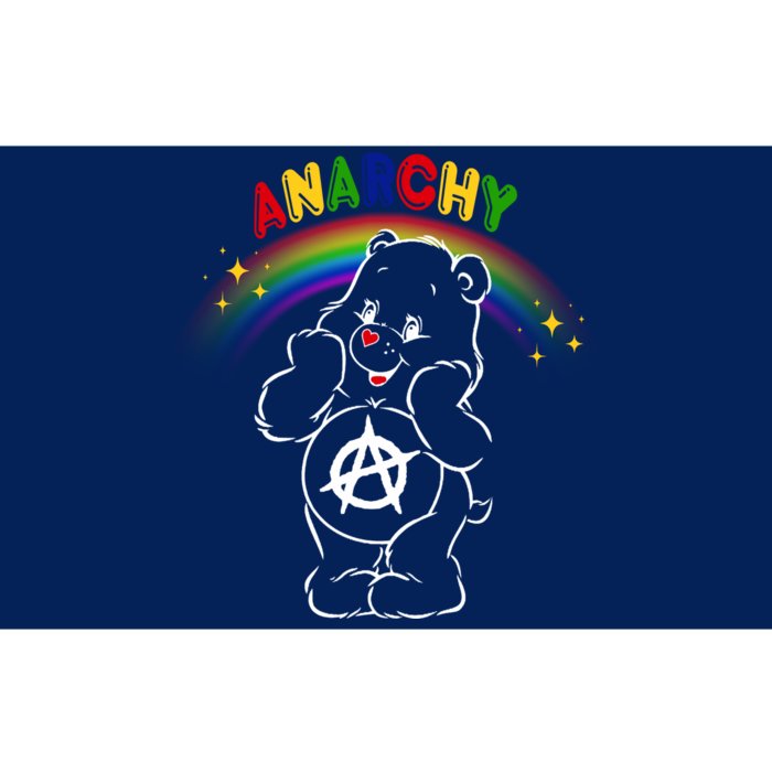 Anarchy Teddy Bear Bumper Sticker