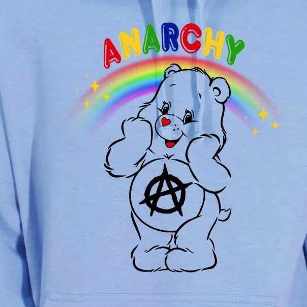 Anarchy Teddy Bear Unisex Surf Hoodie