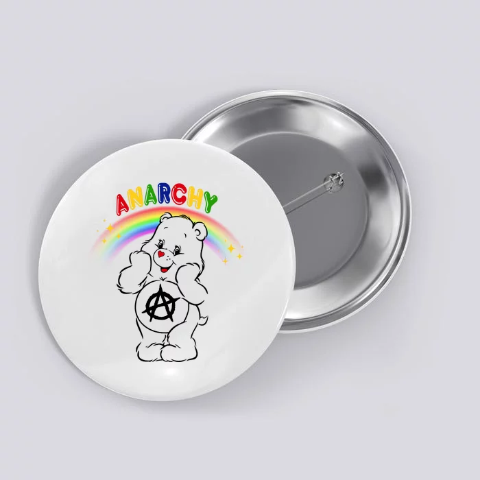 Anarchy Teddy Bear Button