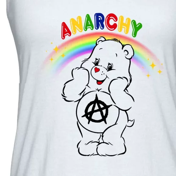 Anarchy Teddy Bear Ladies Essential Flowy Tank