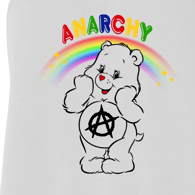 Anarchy Teddy Bear Women's Racerback Tank