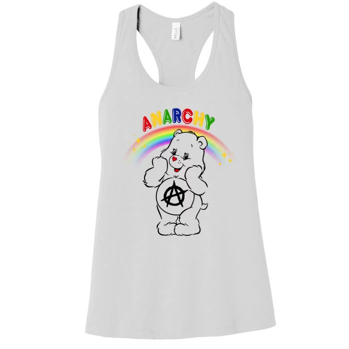 Anarchy Teddy Bear Women's Racerback Tank