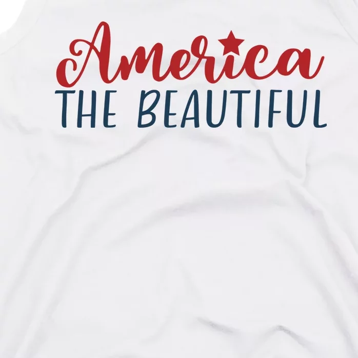 America The Beautiful 4th Of July Tank Top