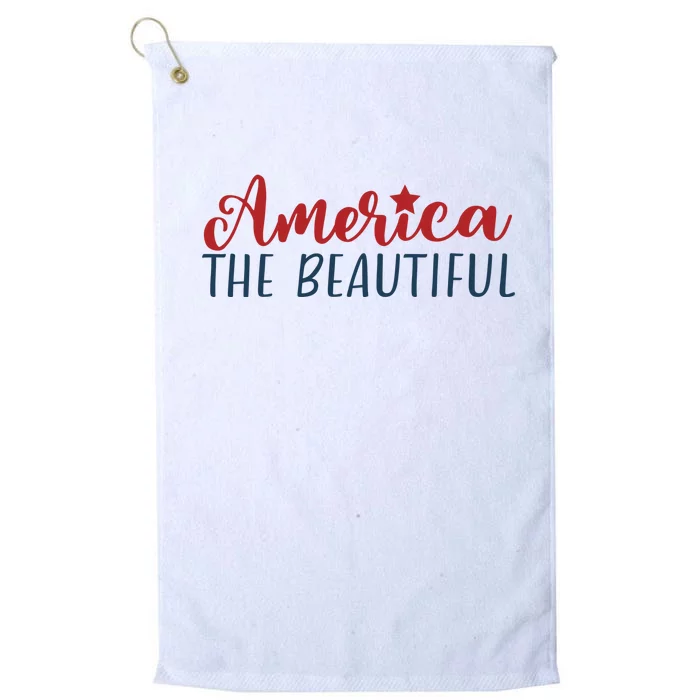 America The Beautiful 4th Of July Platinum Collection Golf Towel