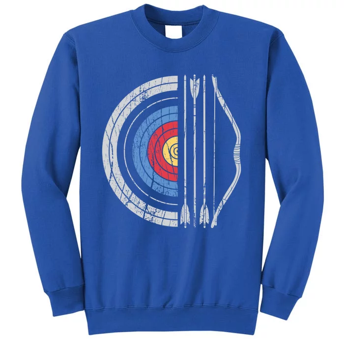 Archery Target Bow And Arrow Archer Retro Vintage Gift Sweatshirt