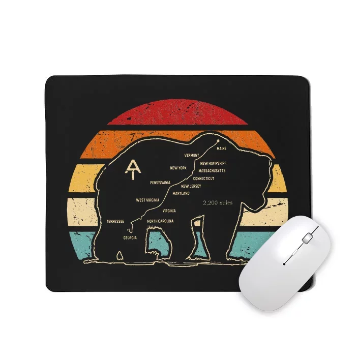 Appalachian Trail Bear Symbol Of Appalachian National Park Mousepad