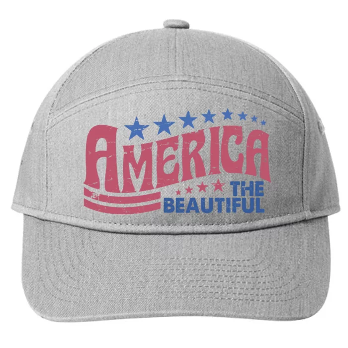 America The Beautiful Vintage 7-Panel Snapback Hat