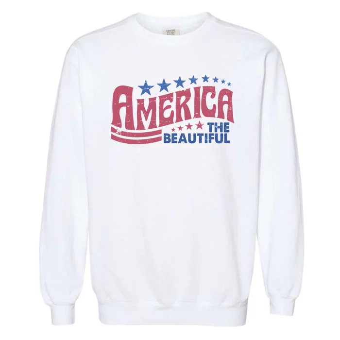 America The Beautiful Vintage Garment-Dyed Sweatshirt