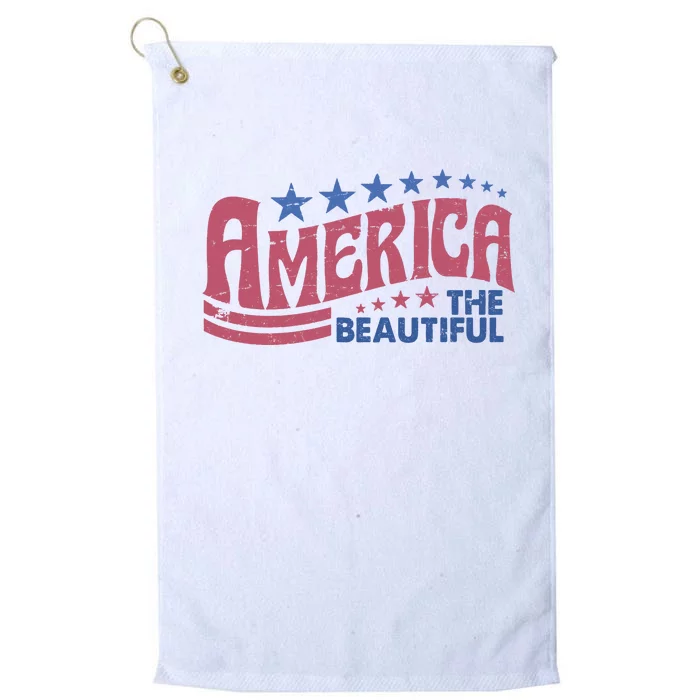 America The Beautiful Vintage Platinum Collection Golf Towel