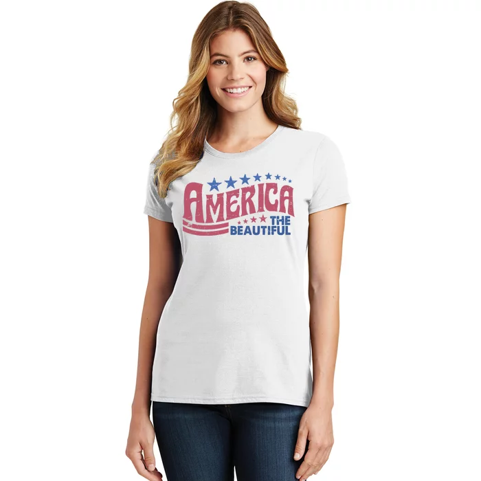 America The Beautiful Vintage Women's T-Shirt