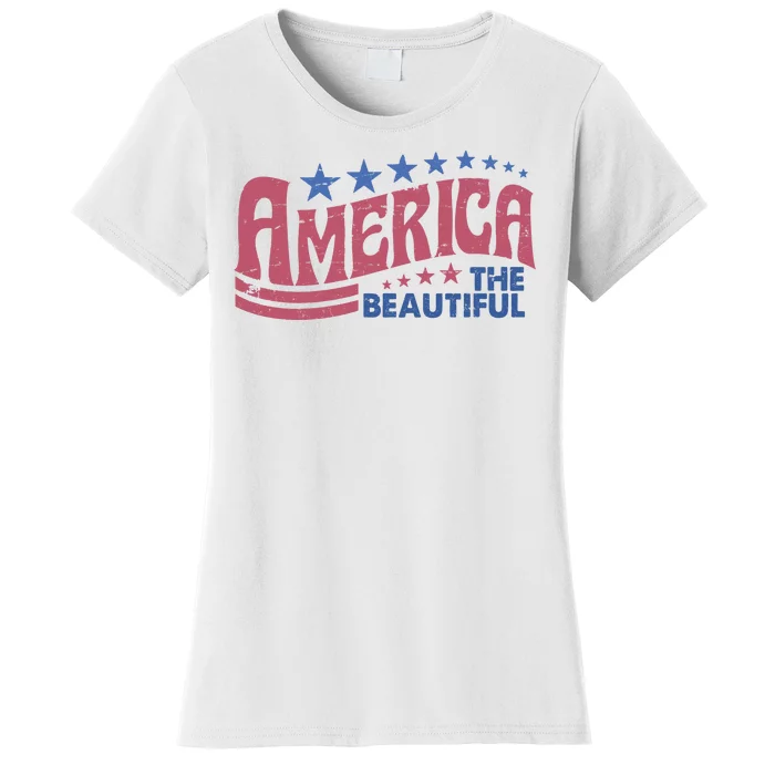 America The Beautiful Vintage Women's T-Shirt