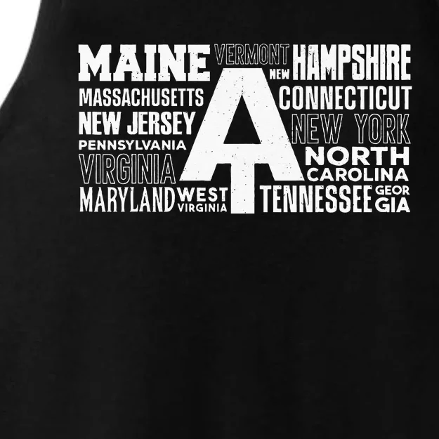 Appalachian Trail Bear Symbol Of Appalachian National Park Ladies Tri-Blend Wicking Tank