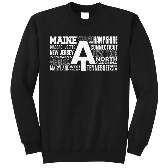 Appalachian Trail Bear Symbol Of Appalachian National Park Tall Sweatshirt