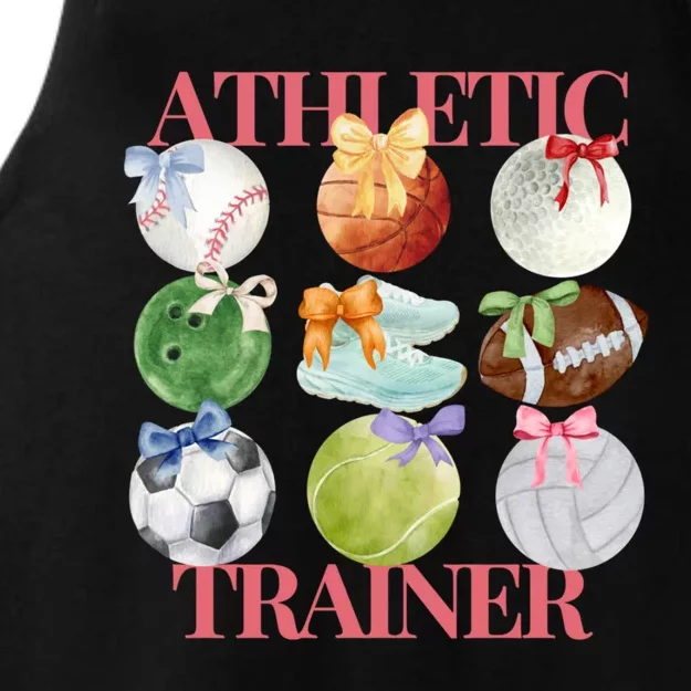 Athletic Trainer Bow Sports Ladies Tri-Blend Wicking Tank