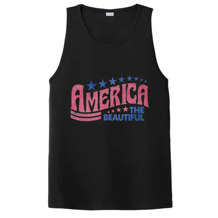 America The Beautiful Cool Gift Performance Tank