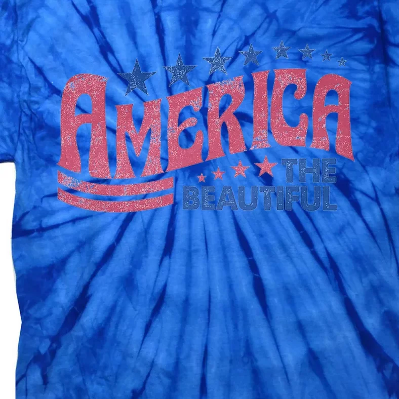 America The Beautiful Cool Gift Tie-Dye T-Shirt