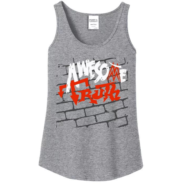 Awesome Truth Brick Wall Ladies Essential Tank