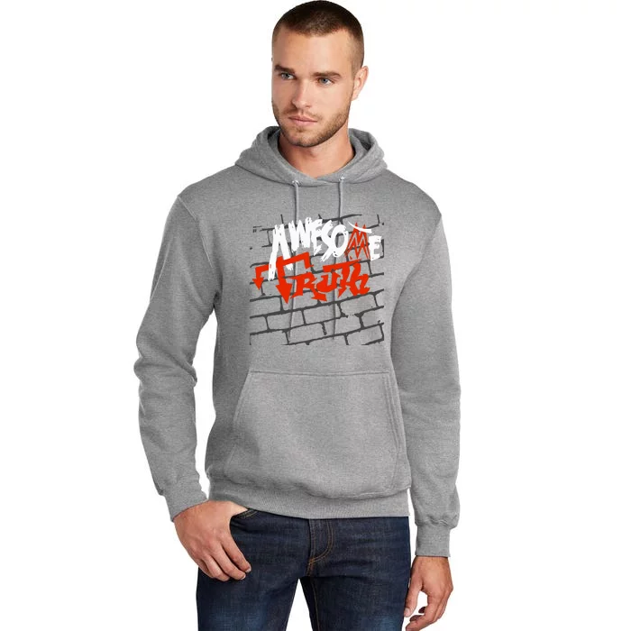 Awesome Truth Brick Wall Tall Hoodie