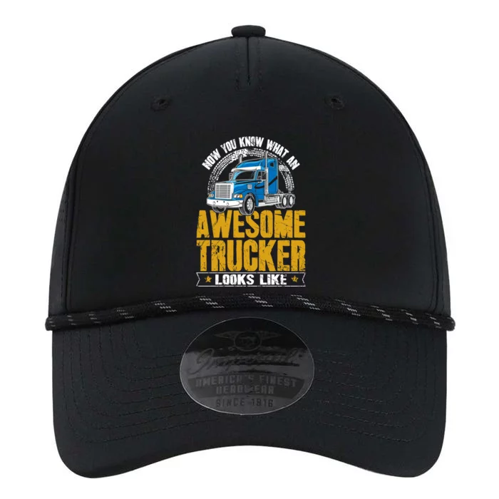 Awesome Trucker Big Rig Semigifttrailer Truck Driver Gift Performance The Dyno Cap